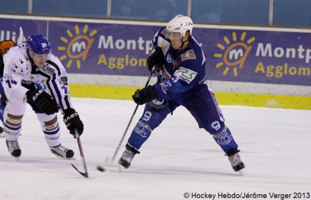 Photo hockey match Montpellier  - Brest  le 02/02/2013