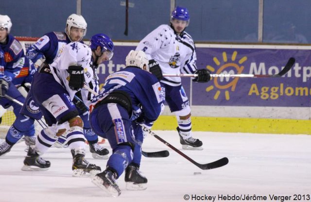 Photo hockey match Montpellier  - Brest  le 02/02/2013