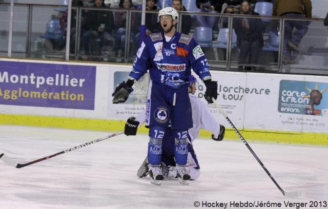 Photo hockey match Montpellier  - Brest  le 02/02/2013