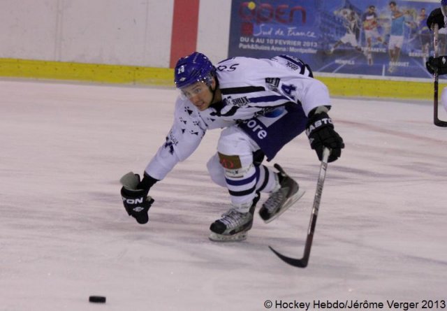 Photo hockey match Montpellier  - Brest  le 02/02/2013