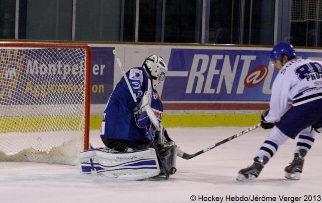 Photo hockey match Montpellier  - Brest  le 02/02/2013