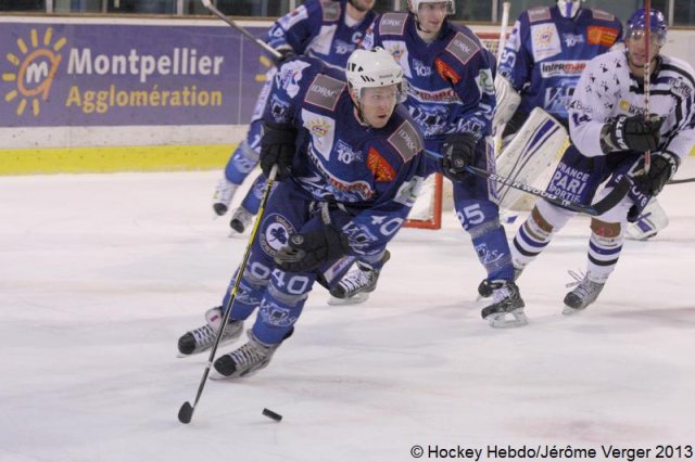 Photo hockey match Montpellier  - Brest  le 02/02/2013