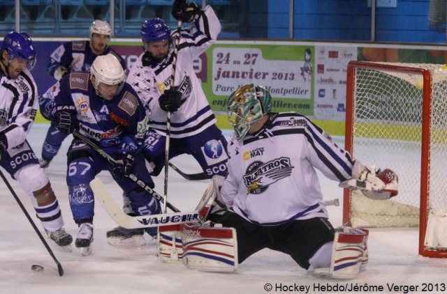 Photo hockey match Montpellier  - Brest  le 02/02/2013