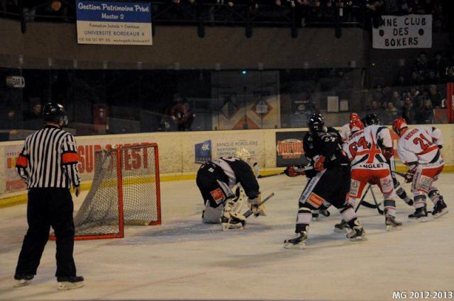 Photo hockey match Bordeaux - Anglet le 09/02/2013