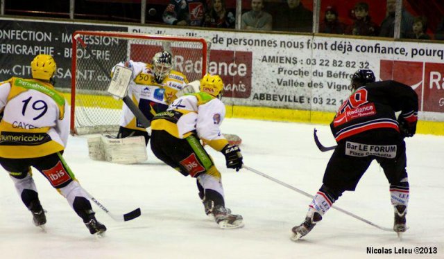 Photo hockey match Amiens  - Strasbourg  le 13/02/2013