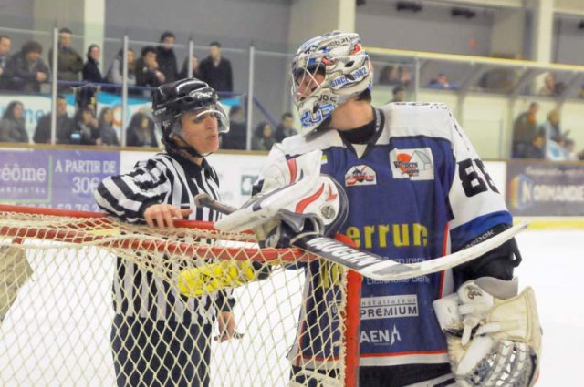 Photo hockey match Caen  - Angers  le 14/02/2013