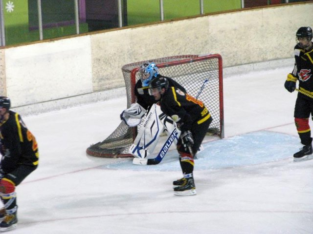 Photo hockey match Besançon - Luxembourg le 16/02/2013