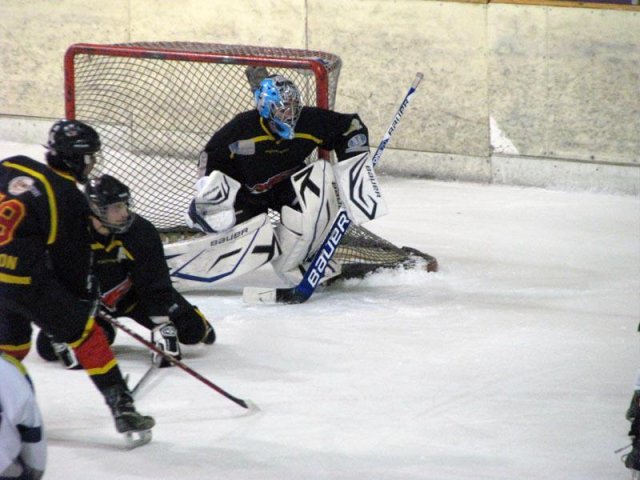 Photo hockey match Besançon - Luxembourg le 16/02/2013