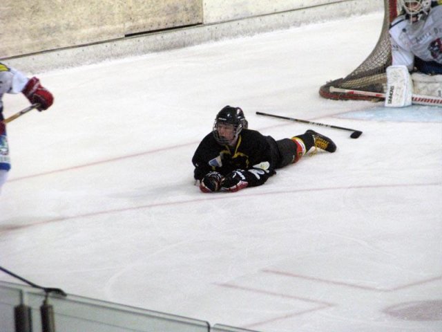 Photo hockey match Besançon - Luxembourg le 16/02/2013