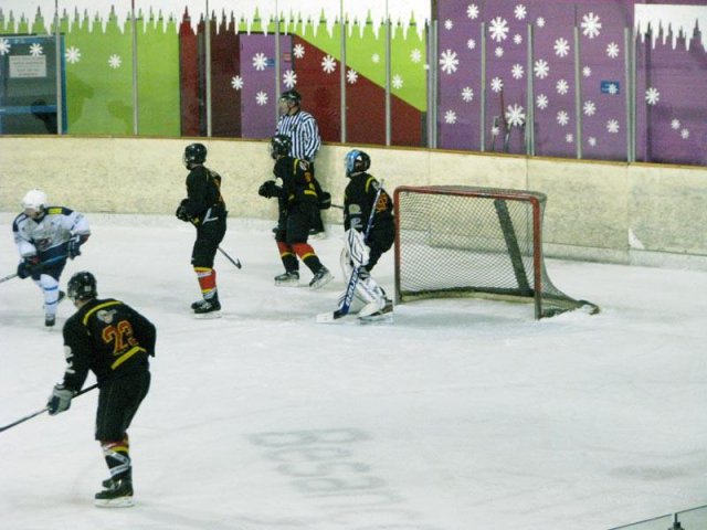 Photo hockey match Besançon - Luxembourg le 16/02/2013