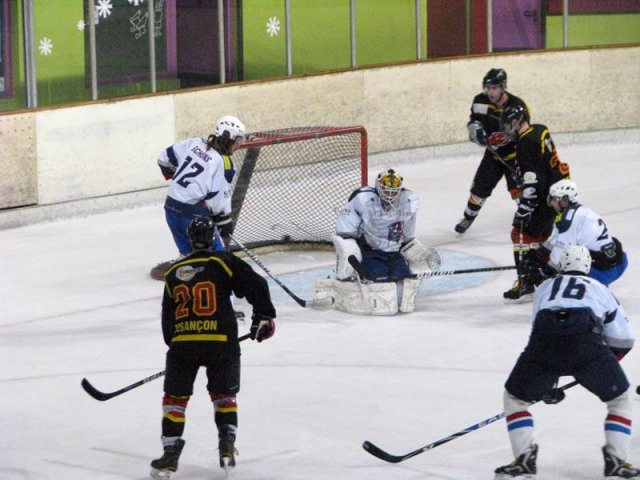Photo hockey match Besançon - Luxembourg le 16/02/2013