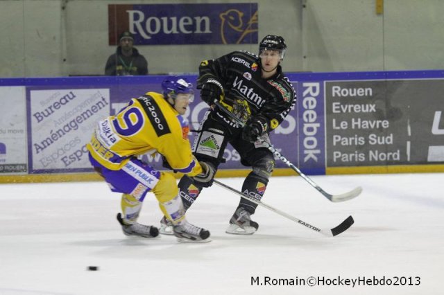 Photo hockey match Rouen - Dijon  le 15/02/2013