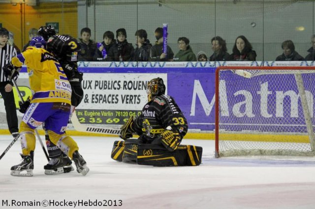 Photo hockey match Rouen - Dijon  le 15/02/2013