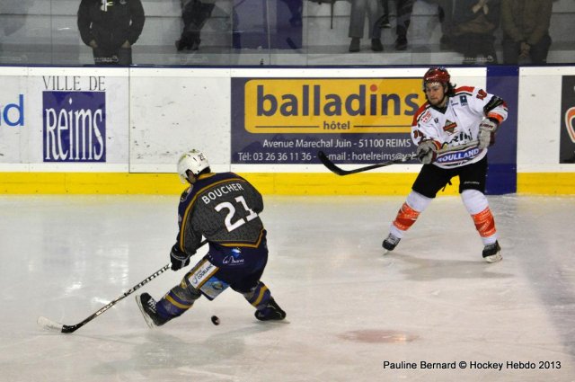 Photo hockey match Reims - Mont-Blanc le 15/02/2013