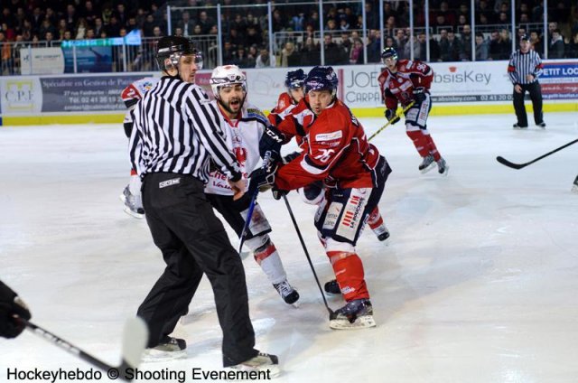 Photo hockey match Angers  - Briançon  le 19/02/2013