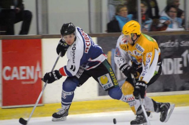 Photo hockey match Caen  - Strasbourg  le 19/02/2013