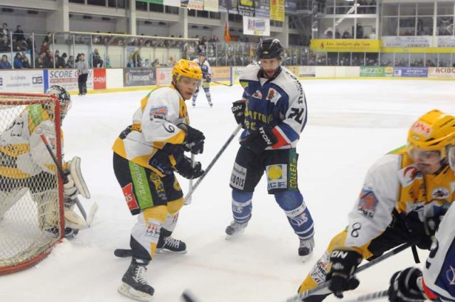 Photo hockey match Caen  - Strasbourg  le 19/02/2013