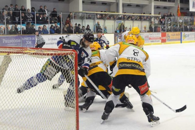 Photo hockey match Caen  - Strasbourg  le 19/02/2013