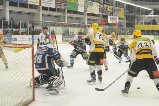 Photo hockey match Caen  - Strasbourg  le 19/02/2013