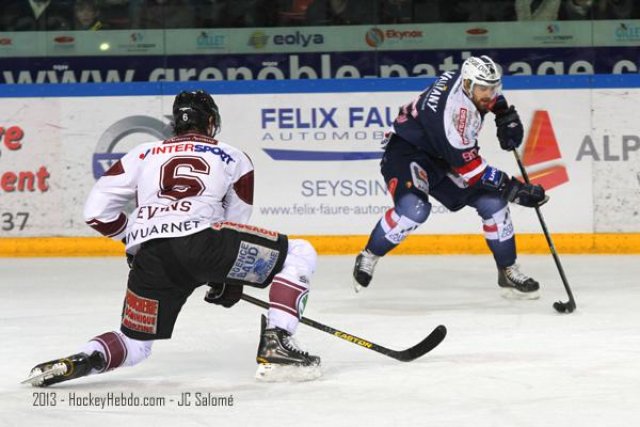 Photo hockey match Grenoble  - Morzine-Avoriaz le 19/02/2013