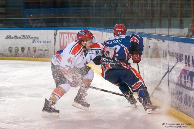 Photo hockey match Lyon - Mont-Blanc le 02/03/2013