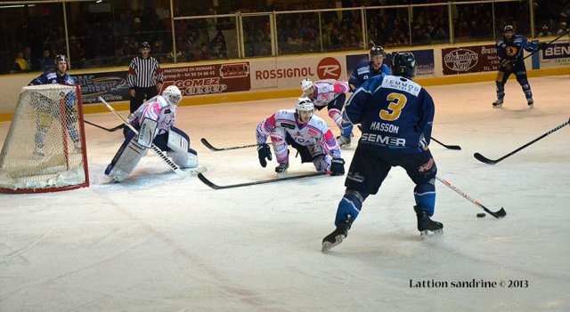Photo hockey match Chamonix  - Epinal  le 05/03/2013