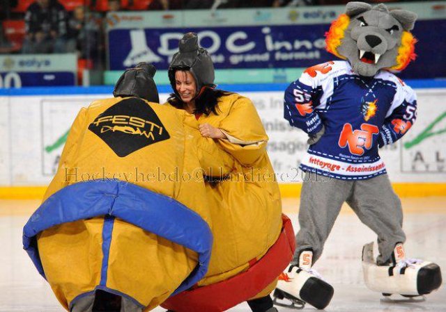 Photo hockey match Grenoble  - Angers  le 09/03/2013
