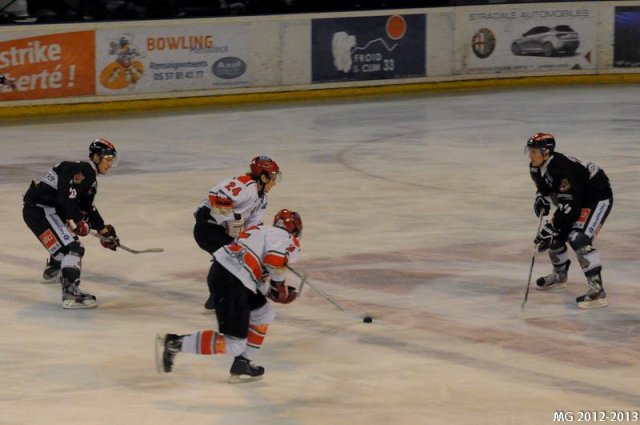Photo hockey match Bordeaux - Mont-Blanc le 09/03/2013