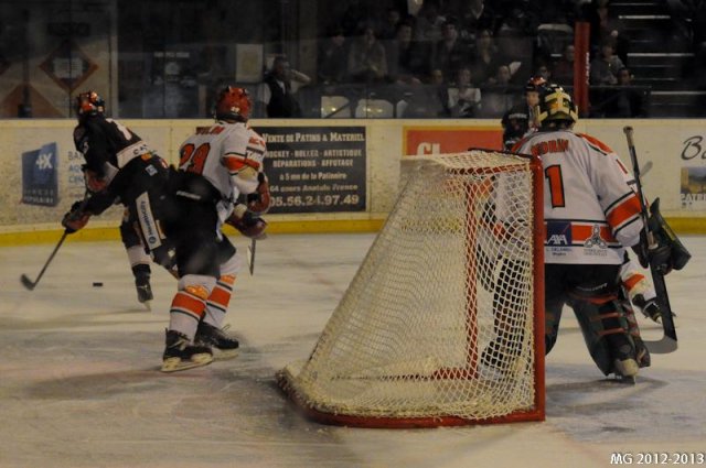 Photo hockey match Bordeaux - Mont-Blanc le 09/03/2013