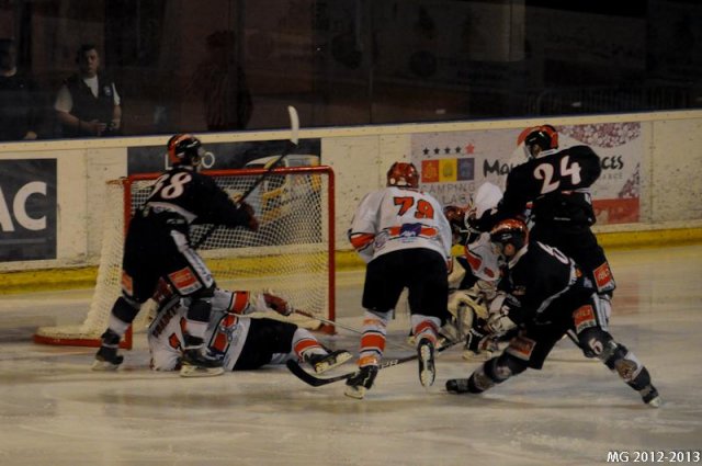 Photo hockey match Bordeaux - Mont-Blanc le 09/03/2013