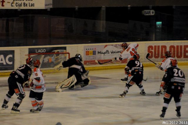 Photo hockey match Bordeaux - Mont-Blanc le 09/03/2013
