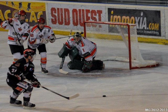 Photo hockey match Bordeaux - Mont-Blanc le 09/03/2013