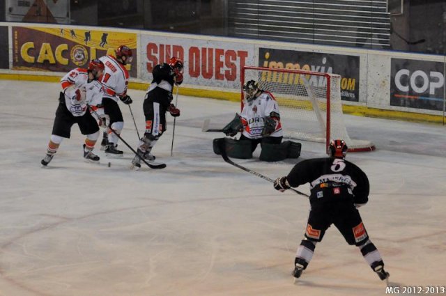 Photo hockey match Bordeaux - Mont-Blanc le 09/03/2013