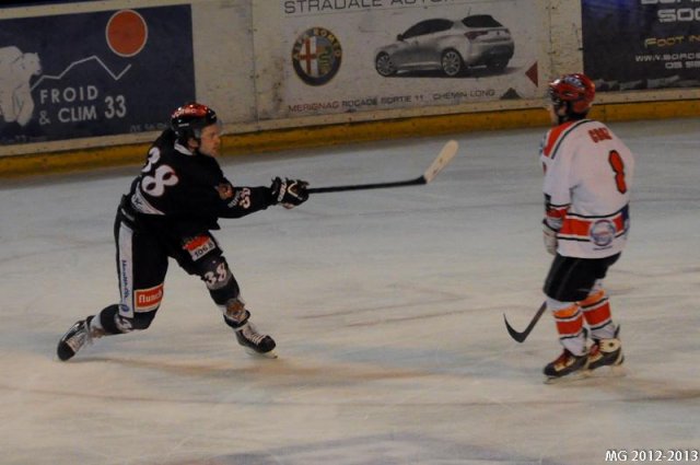 Photo hockey match Bordeaux - Mont-Blanc le 09/03/2013