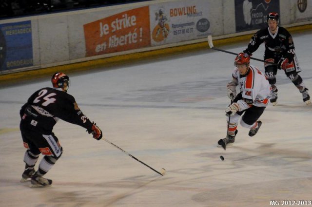 Photo hockey match Bordeaux - Mont-Blanc le 09/03/2013