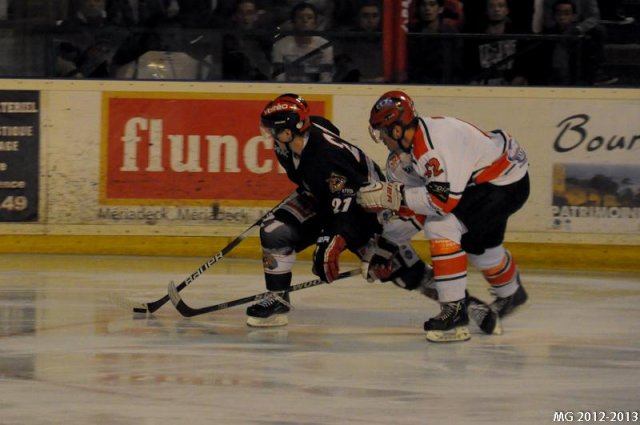 Photo hockey match Bordeaux - Mont-Blanc le 09/03/2013