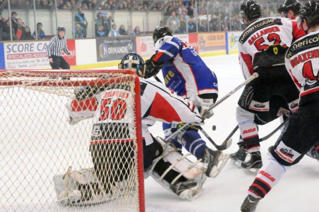 Photo hockey match Caen  - Mulhouse le 08/03/2013