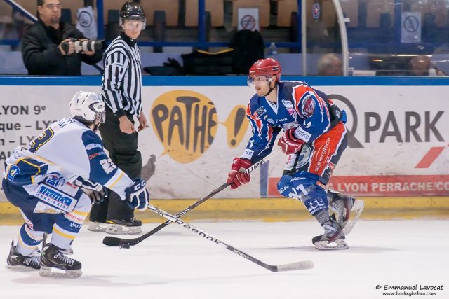 Photo hockey match Lyon - Dunkerque le 16/03/2013