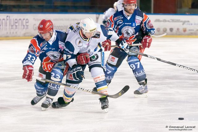 Photo hockey match Lyon - Dunkerque le 16/03/2013