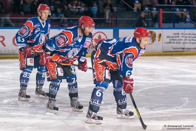 Photo hockey match Lyon - Brest  le 23/03/2013