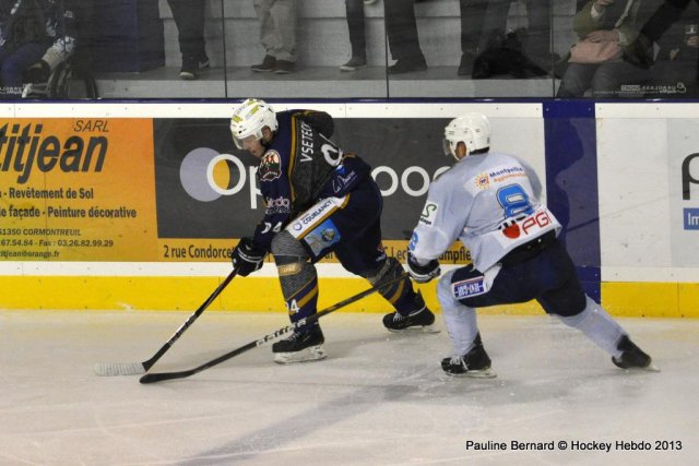 Photo hockey match Reims - Montpellier  le 23/03/2013