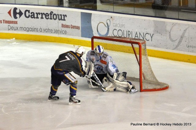 Photo hockey match Reims - Montpellier  le 23/03/2013