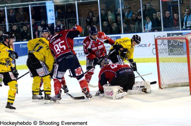 Photo hockey match Angers  - Rouen le 27/03/2013