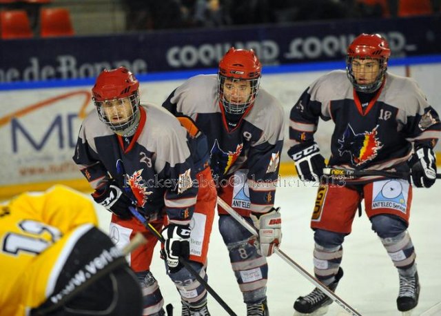Photo hockey reportage U18 élite :  Amiens sacré  Champion ! 