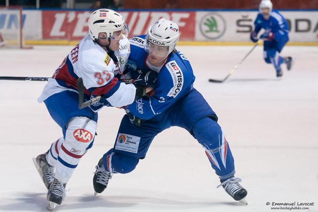 Photo hockey reportage France - Norvège match 1
