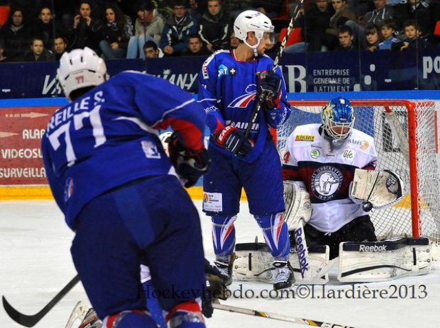 Photo hockey reportage France - Norvège Match 2