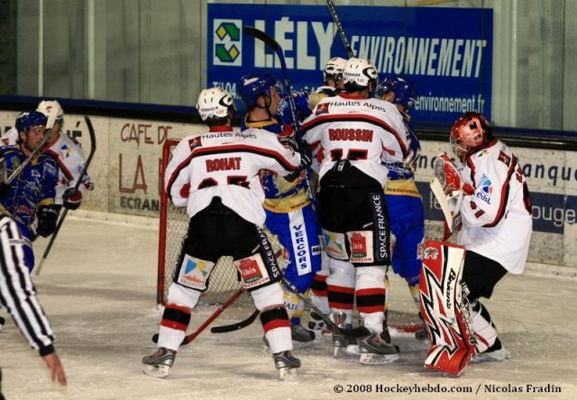 Photo hockey match Villard-de-Lans - Briançon  le 22/11/2008