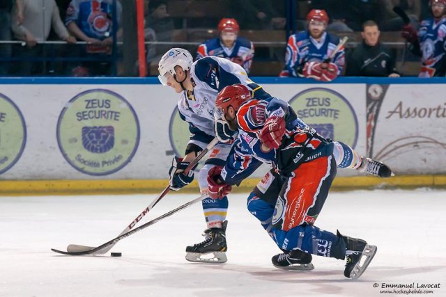 Photo hockey match Lyon - Dunkerque le 06/04/2013