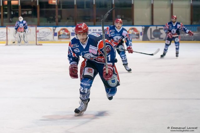 Photo hockey match Lyon - Dunkerque le 06/04/2013