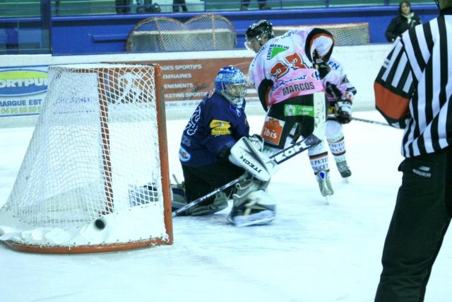 Photo hockey match Mont-Blanc - Amiens  le 22/11/2008